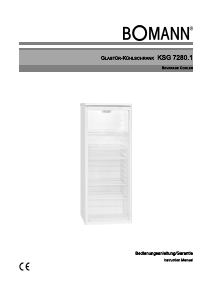 Manual Bomann KSG 7280.1 Refrigerator