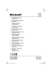 Manuale Einhell LE 16 Deumidificatore