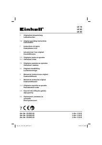 Manual Einhell LE 30 Dehumidifier