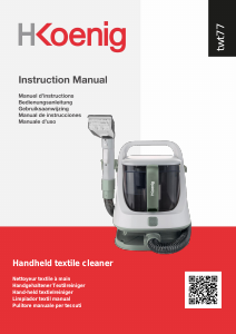 Manual H.Koenig TWT77 Garment Steamer