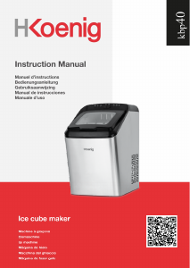 Manual H.Koenig KBP40 Máquina de fazer gelo