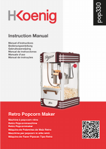 Manuale H.Koenig POP330 Macchina per popcorn