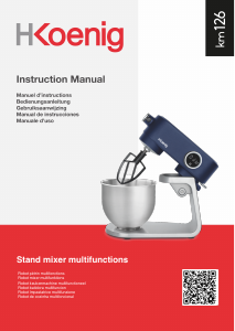 Manuale H.Koenig KM126 Impastatrice planetaria