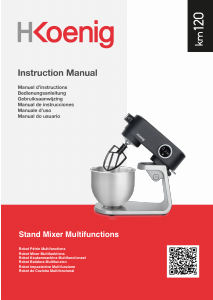 Manual H.Koenig KM120 Stand Mixer