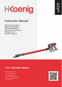 Manual H.Koenig UP620 Vacuum Cleaner
