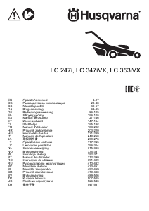 Manual Husqvarna LC 247i Mașină de tuns iarbă