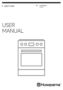 Manual Husqvarna QSI7134W Range