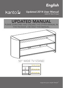 Manual Kanto OASISPL TV Bench