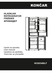 Manual Končar HC60348ILF Fridge-Freezer