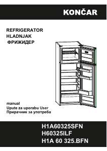 Manual Končar H60325ILF Fridge-Freezer