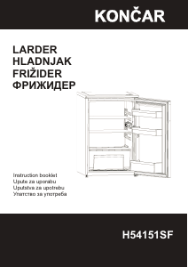 Manual Končar H54151SF Refrigerator