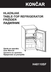 Manual Končar H48110SF Refrigerator