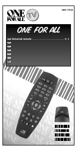 Manual One For All URC 7510 Remote Control