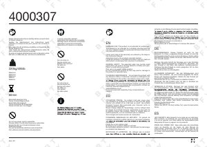 Manual VonHaus 4000307 Estrutura de cama