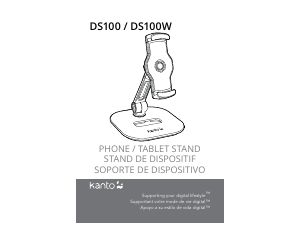 Rokasgrāmata Kanto DS100 Tālruņa stiprinājums
