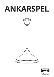 Manual IKEA ANKARSPEL (ceiling) Lampă