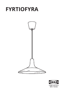 Manuale IKEA FYRTIOFYRA Lampada