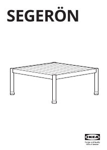 Priručnik IKEA SEGERON Vrtni stol