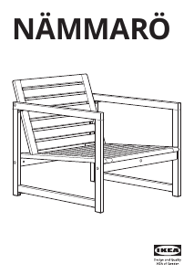 Használati útmutató IKEA NAMMARO Kerti szék