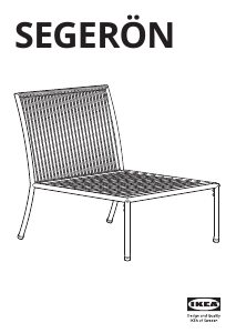 Manual IKEA SEGERON Garden Chair