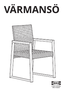 Manual IKEA VARMANSO Garden Chair