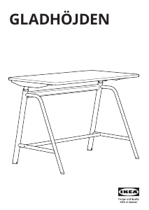 Посібник IKEA GLADHOJDEN Письмовий стіл
