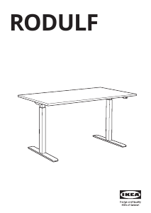 Kullanım kılavuzu IKEA RODULF Çalışma masası
