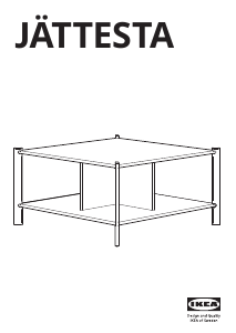 Használati útmutató IKEA JATTESTA Dohányzóasztal