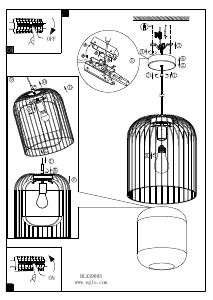 Instrukcja Eglo 39695 Lampa