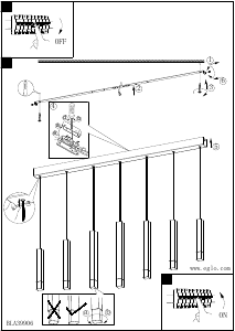 Rokasgrāmata Eglo 39906 Lampa