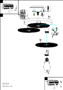 Bedienungsanleitung Eglo 43728 Leuchte