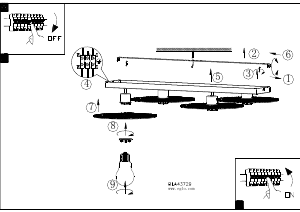 Bruksanvisning Eglo 43729 Lampa