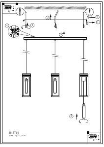 Mode d’emploi Eglo 43744 Lampe