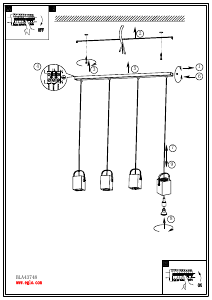 Посібник Eglo 43748 Лампа