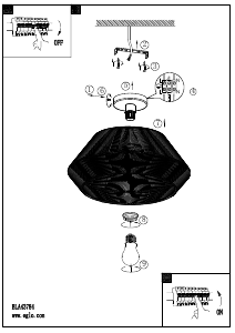 Mode d’emploi Eglo 43784 Lampe