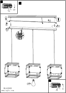 Bedienungsanleitung Eglo 43805 Leuchte