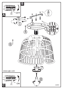 Kasutusjuhend Eglo 43872 Lamp