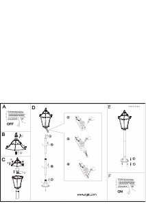 Brugsanvisning Eglo 93463 Lampe