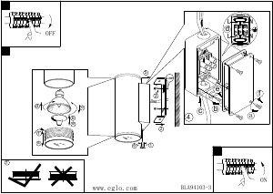 Mode d’emploi Eglo 94105 Lampe