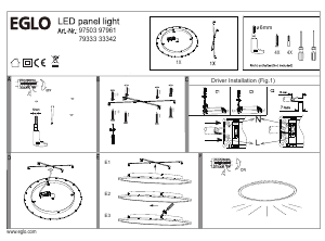 Mode d’emploi Eglo 97503 Lampe