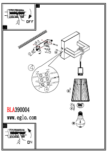 Kasutusjuhend Eglo 390004 Lamp