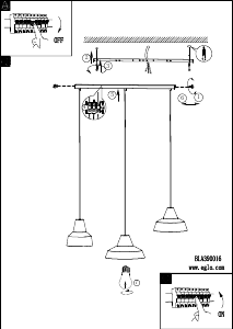 Mode d’emploi Eglo 390016 Lampe