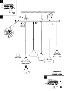 Bedienungsanleitung Eglo 390017 Leuchte