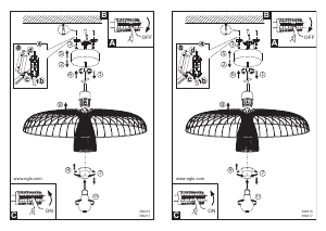 Manuale Eglo 390216 Lampada