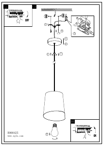 Manual Eglo 900425 Lampă