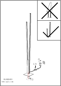 Kasutusjuhend Eglo 900493 Lamp