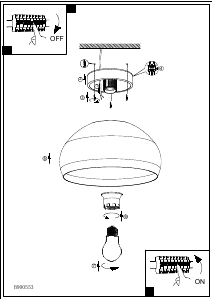 Instrukcja Eglo 900553 Lampa