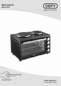 Manual Defy MOH9328B Oven