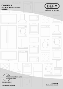 Handleiding Defy DSS556 Fornuis
