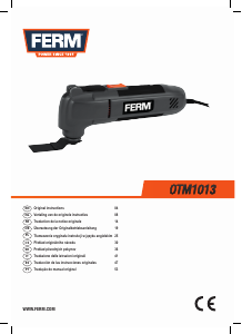 Manual de uso FERM OTM1013 Herramienta multifuncional
